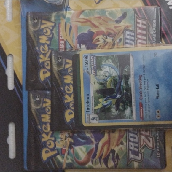 POKEMON-👑 CROWN ZENITH booster SEALED package w/Holographic and 3 packs+pin - Picture 4 of 7